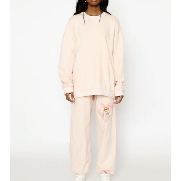 Boys Lie Boys Lie Goodbye V4 Crewneck and Sweat pants Light Pink - Picture 6 of 15